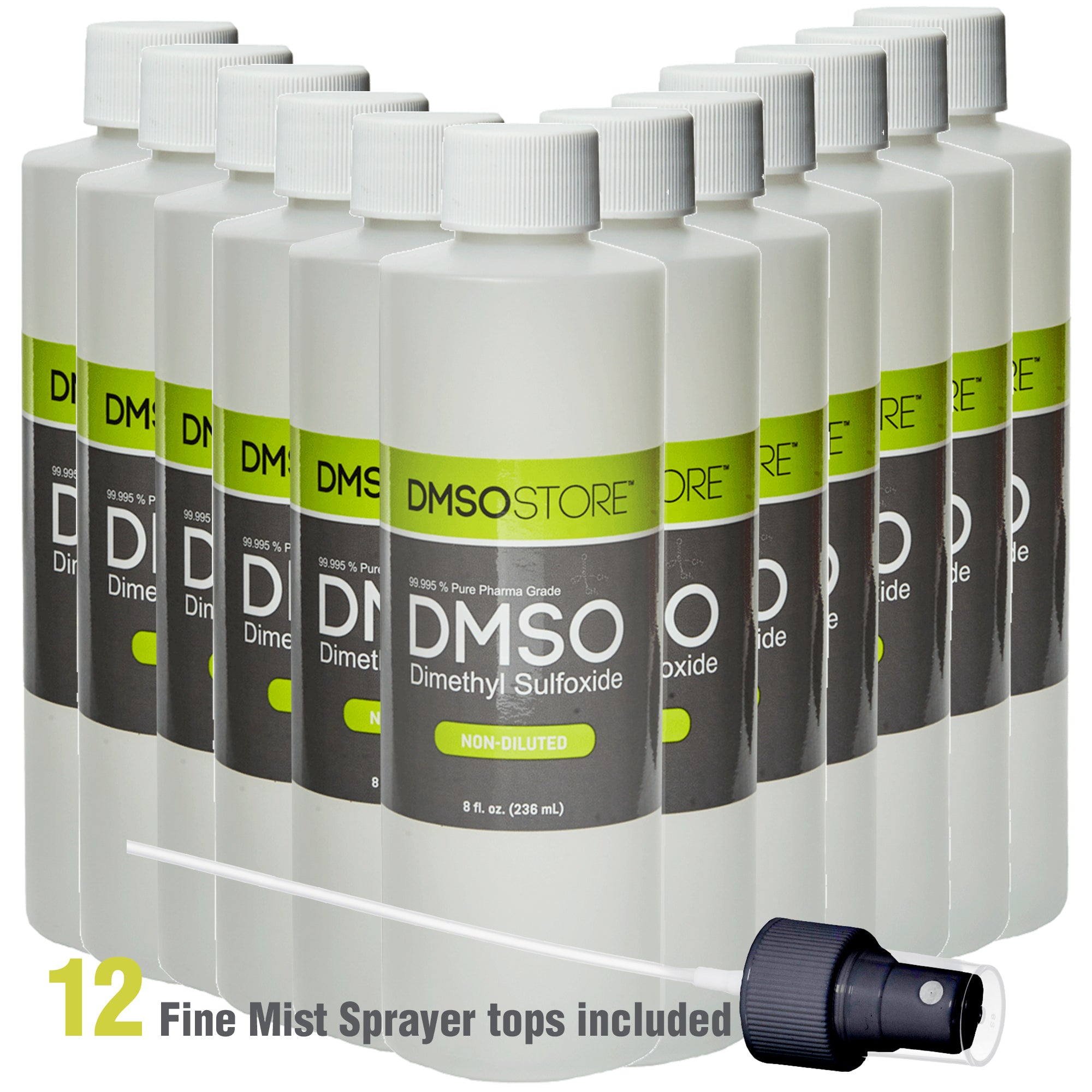 DMSO Liquid 8 oz in Plastic Bottle with Sprayer Pure 99.995 Pharma Gra ...