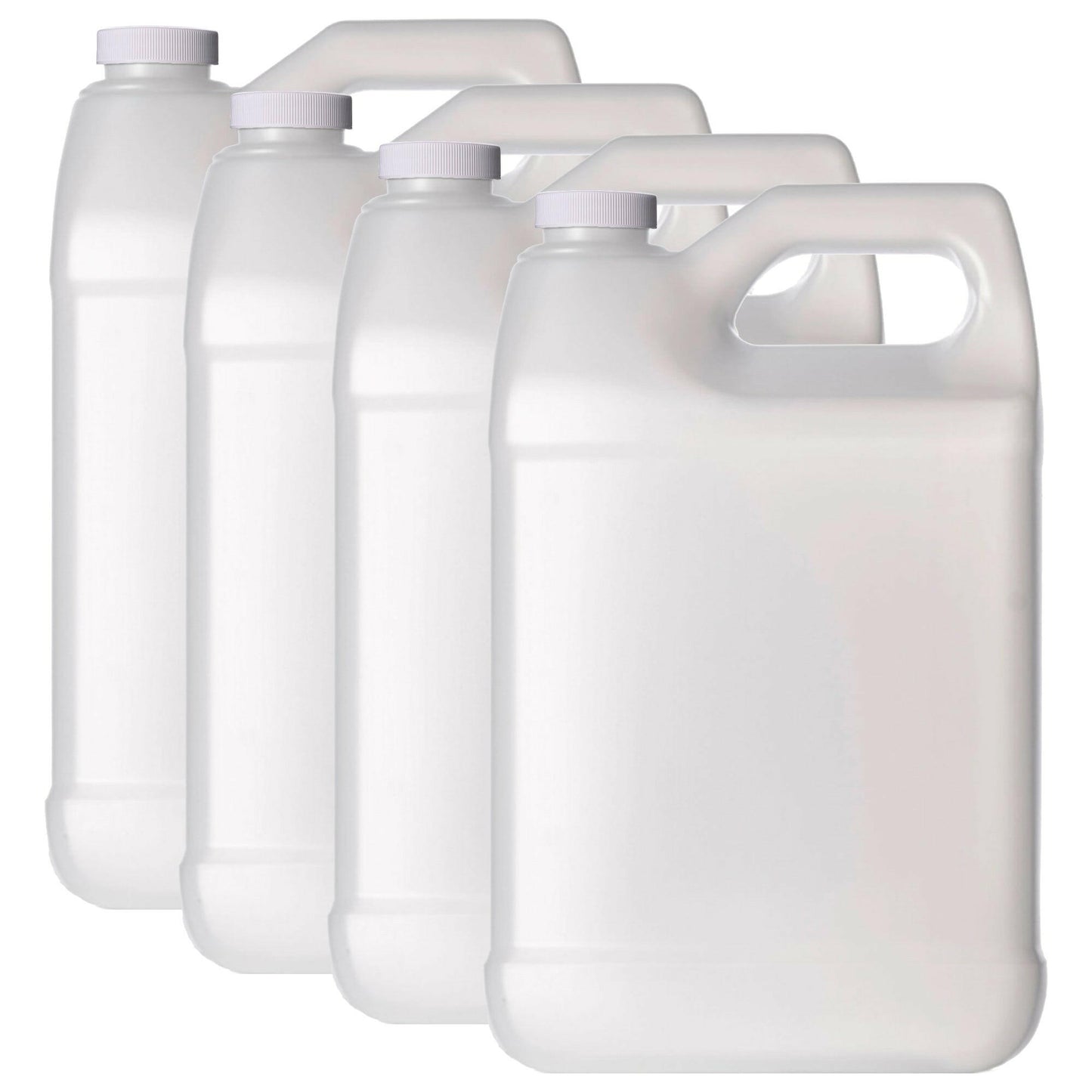 F-Style 38/400 Natural 1 Gallon Bottle HDPE Jug w/ Child Proof Cap (128oz)