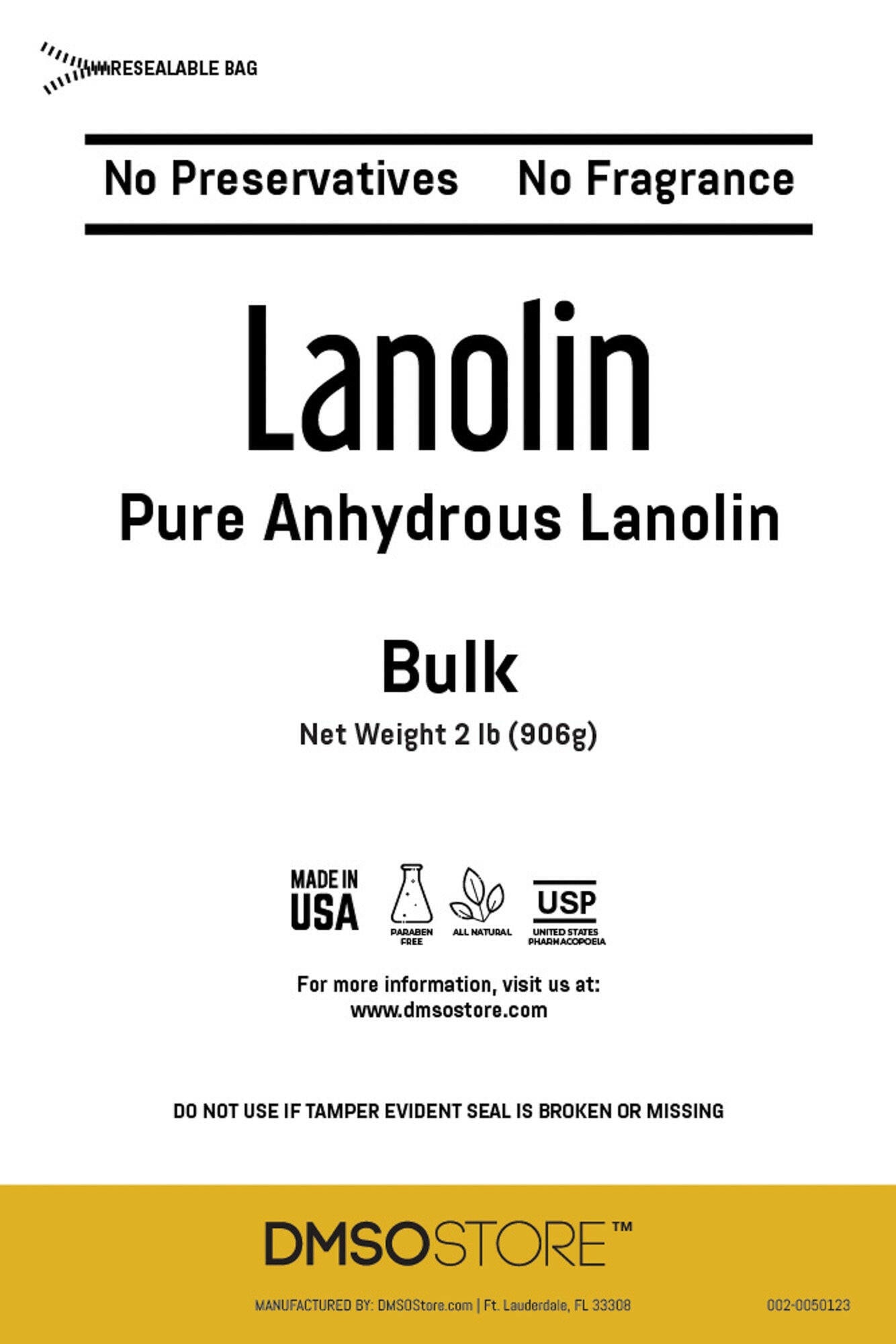 Buy 2lb of 100% Pure Lanolin