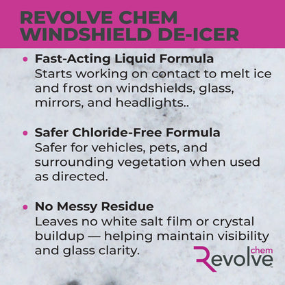 Revolve Chem Windshield De-Icer highlights Card