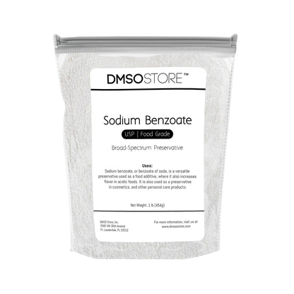 1lb Resealable pouch of Premium Sodium Benzoate