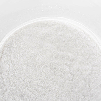 container of sodium benzoate powder