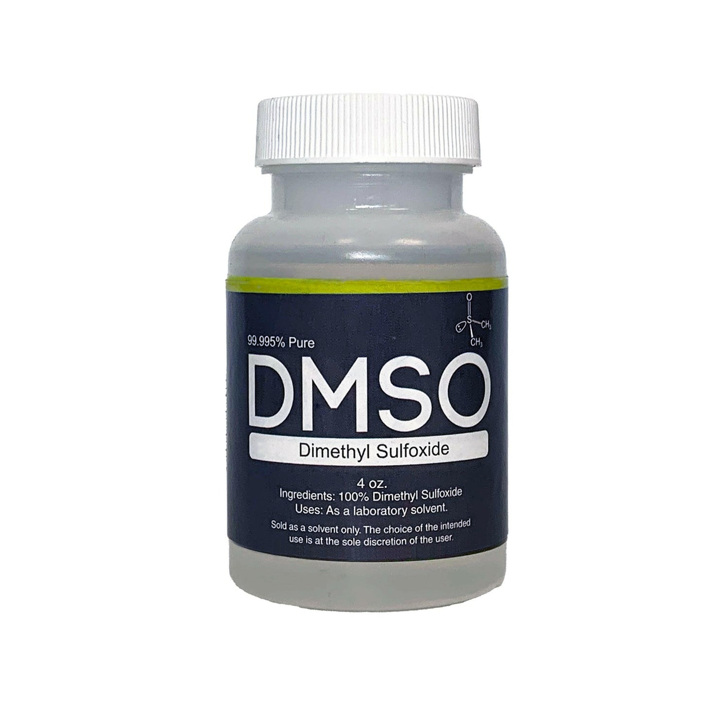 99.995% Pure Pharma Grade DMSO Liquid - Low Odor, BPA-Free (4 oz)