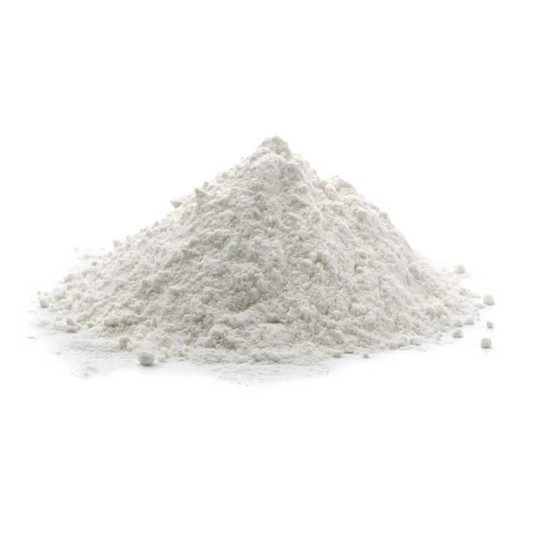 1000g (1 kilo) Pile of white potassium iodide powder.