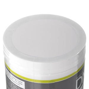 Close up of twist off white cap on 4oz white jar of DMSO medi gel.