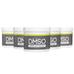 DMSO 70/30 4 oz. Gel 5 pack Jar -70/30 w/Aloe Vera Super Biologic Non-diluted 99.995% Low Odor Pharma Grade in BPA Free Plastic