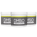 DMSO 70/30 4 oz. Gel 3 pack Jar -70/30 w/Aloe Vera Super Biologic Non-diluted 99.995% Low Odor Pharma Grade in BPA Free Plastic