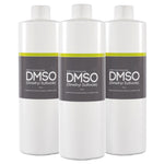 DMSO Liquid 16 oz. Three Bottle Special Non-diluted 99.995% Low Odor Pharma Grade Dimethyl Sulfoxide in BPA Free Plastic